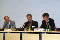 v.l.n.r. Dr. Karl-Ernst Poppendick, Manfred Zöllmer, Andreas Schäfer